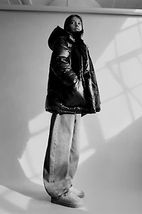WATER REPELLENT FEATHER AND DOWN JACKET
