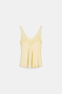 TOP SATINÉ DENTELLE ZW COLLECTION