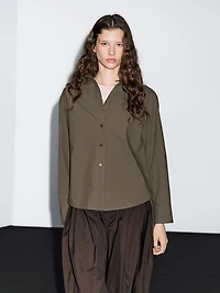 100% cotton shirt with seam detail