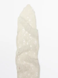 Alpaca blend chunky knit tie