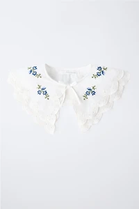 CROSS-STITCH EMBROIDERED COLLAR