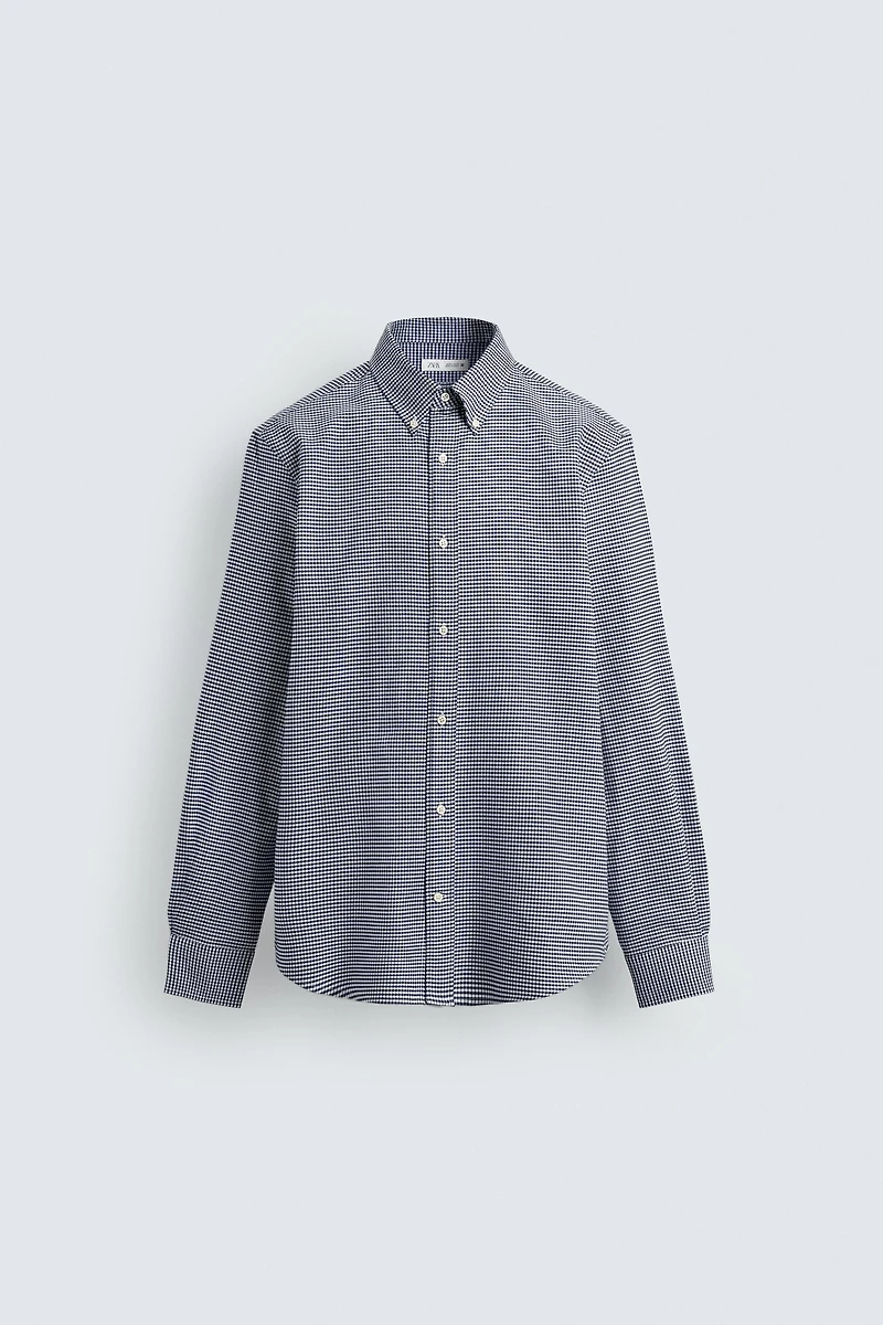 COTTON PLAID SHIRT