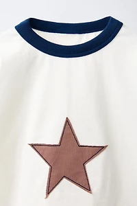 T-SHIRT À PIÈCE ÉTOILE