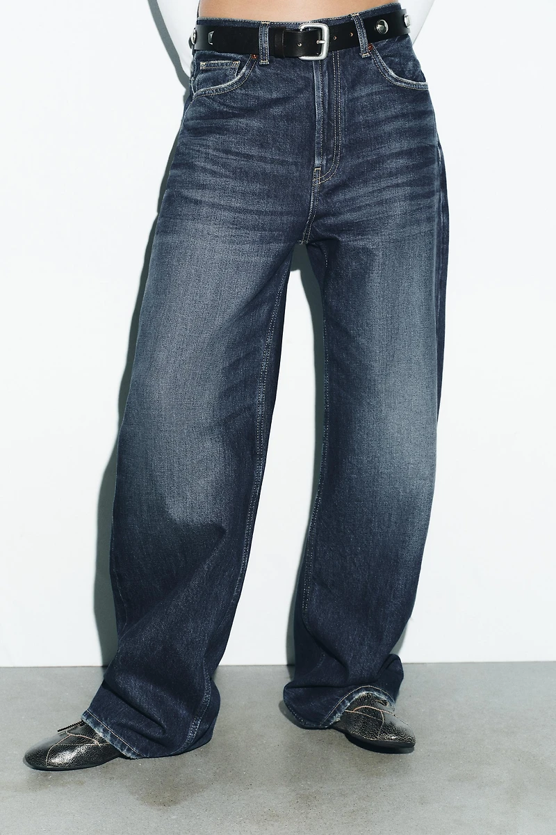 JEAN TRF DROIT LARGE TAILLE HAUTE