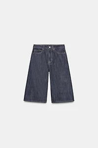 TRF MID-RISE DENIM JORTS