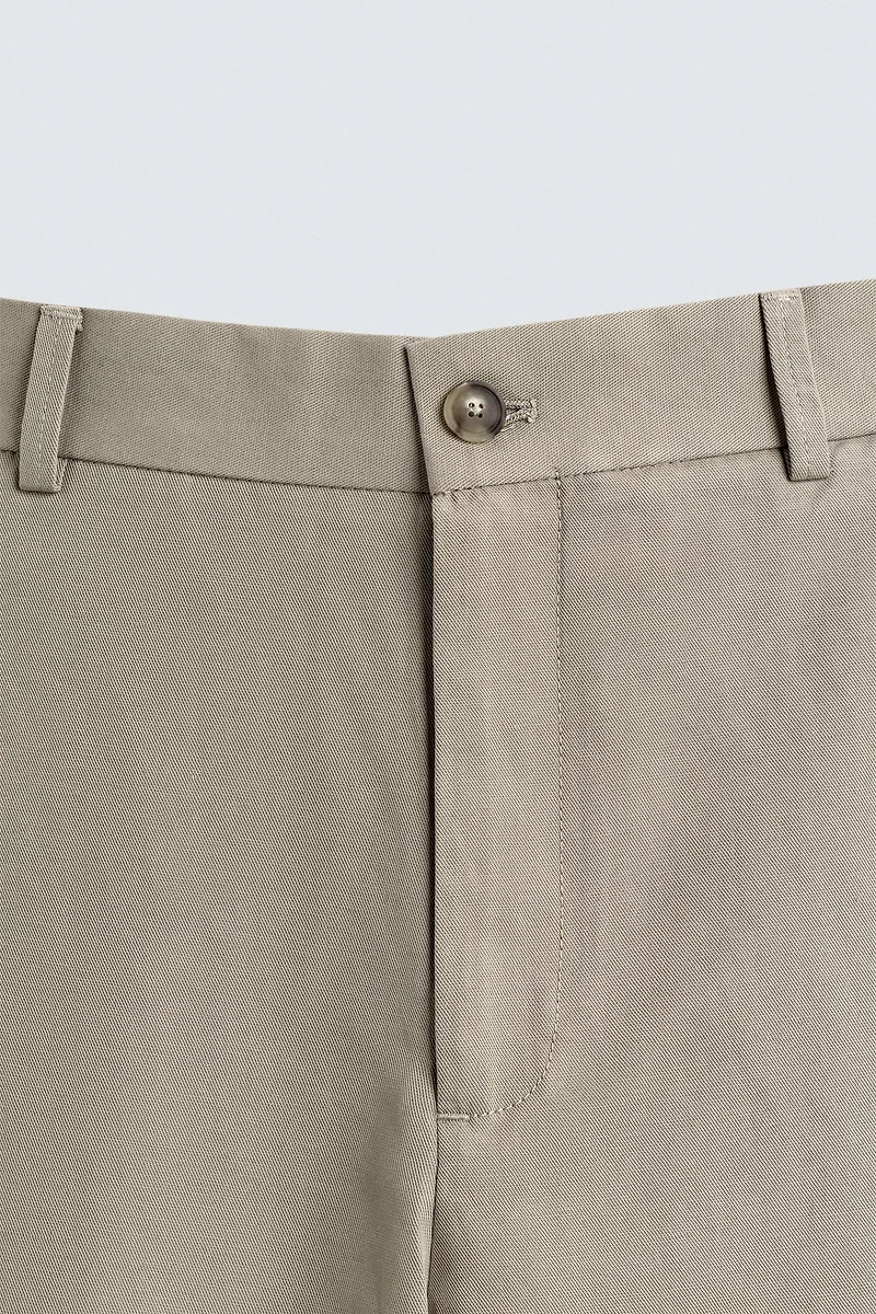 RELAXED FIT COTTON - LINEN PANTS