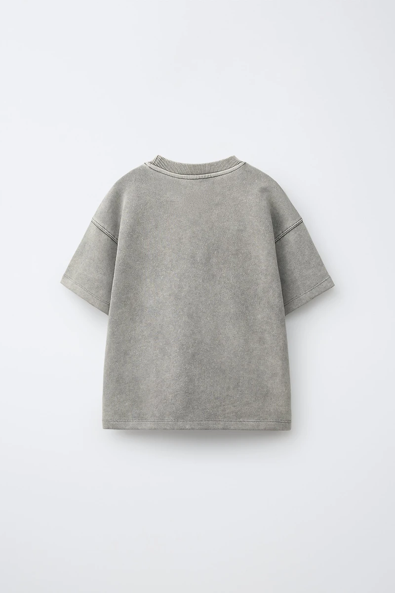 GRAFFITI WASHED EFFECT T-SHIRT