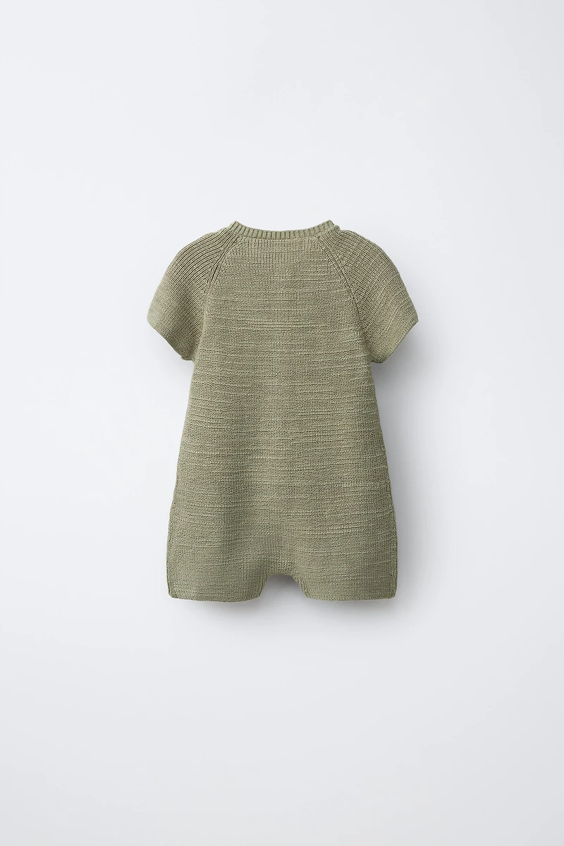 PEARL KNIT SHORT JUMPSUIT