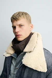 CONTRASTING DENIM COAT X SR_A