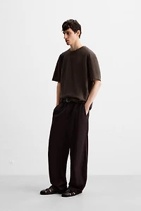 RELAXED FIT STRUCTURED T-SHIRT