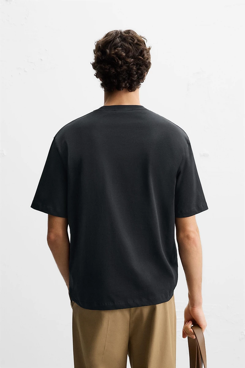 PATCH TEXT T-SHIRT
