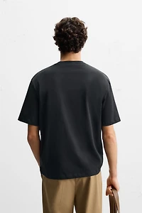 PATCH TEXT T-SHIRT
