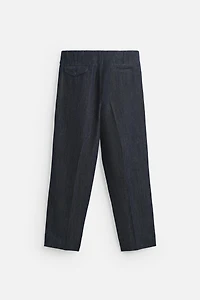 PANTALON DENIM WIDE FIT CROPPED