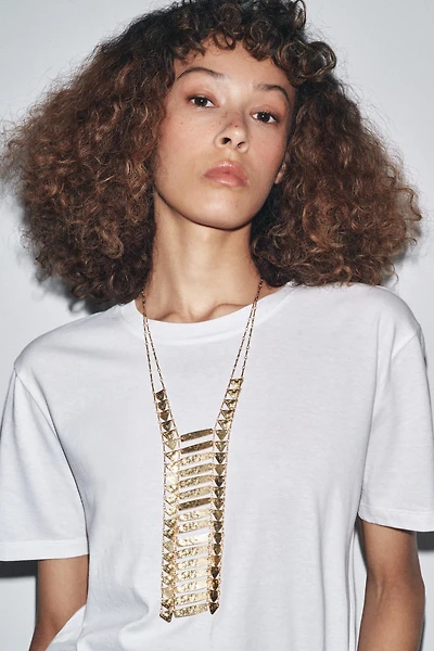 METAL PLATE NECKLACE