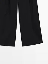 Pantalon large à pinces