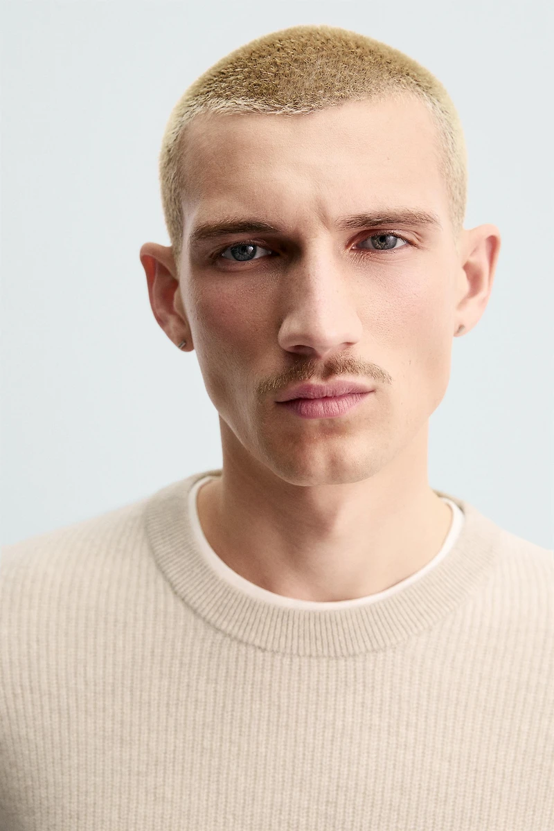 100% CASHMERE RIBBED JUMPER ORIGINS