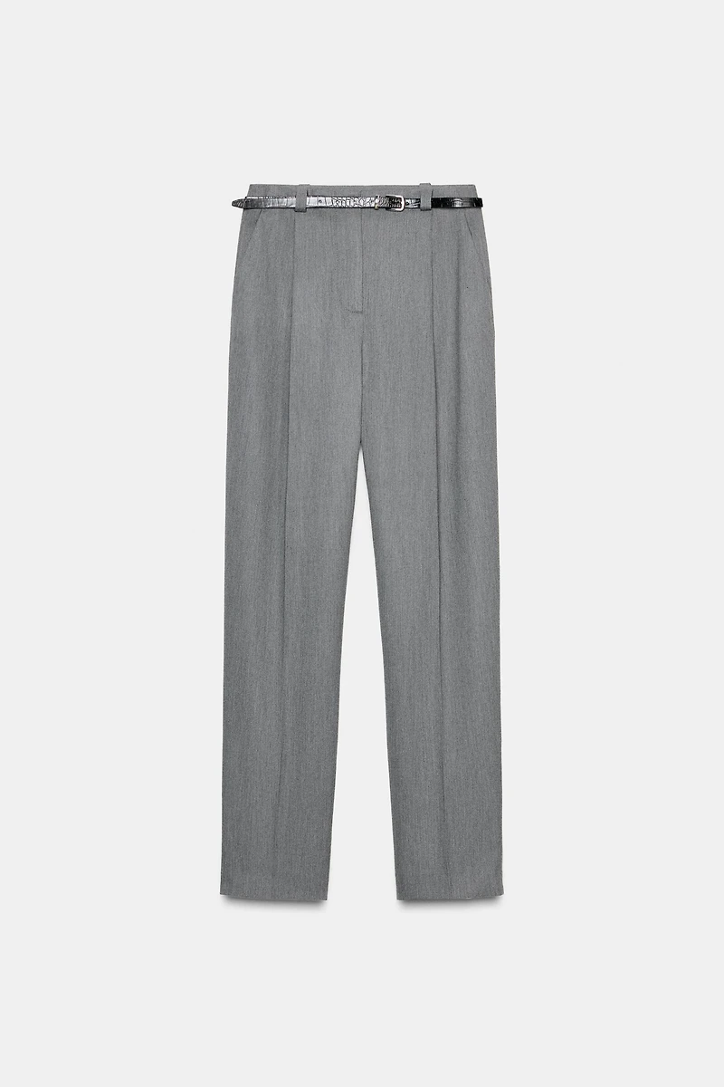 BELTED PANTS