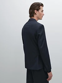 Houndstooth suit blazer