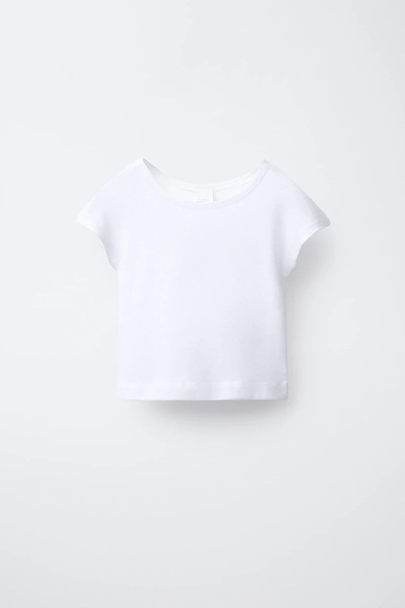 T-SHIRT WITH COTTON AND MODAL