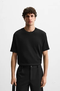 BASIC KNIT T-SHIRT