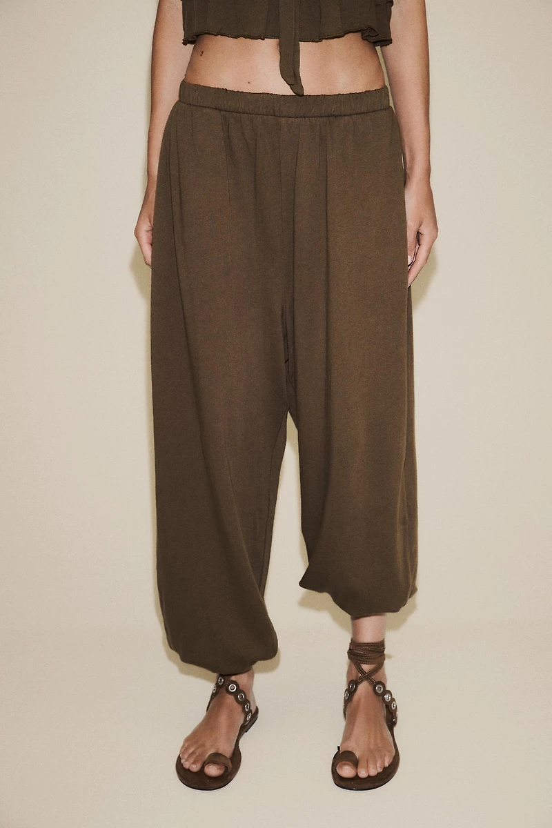 PLUSH BALLOON PANTS