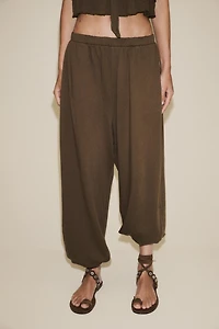 PLUSH BALLOON PANTS