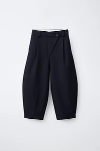 PANTALON TAILLEUR BARREL TAILLE CROISÉE