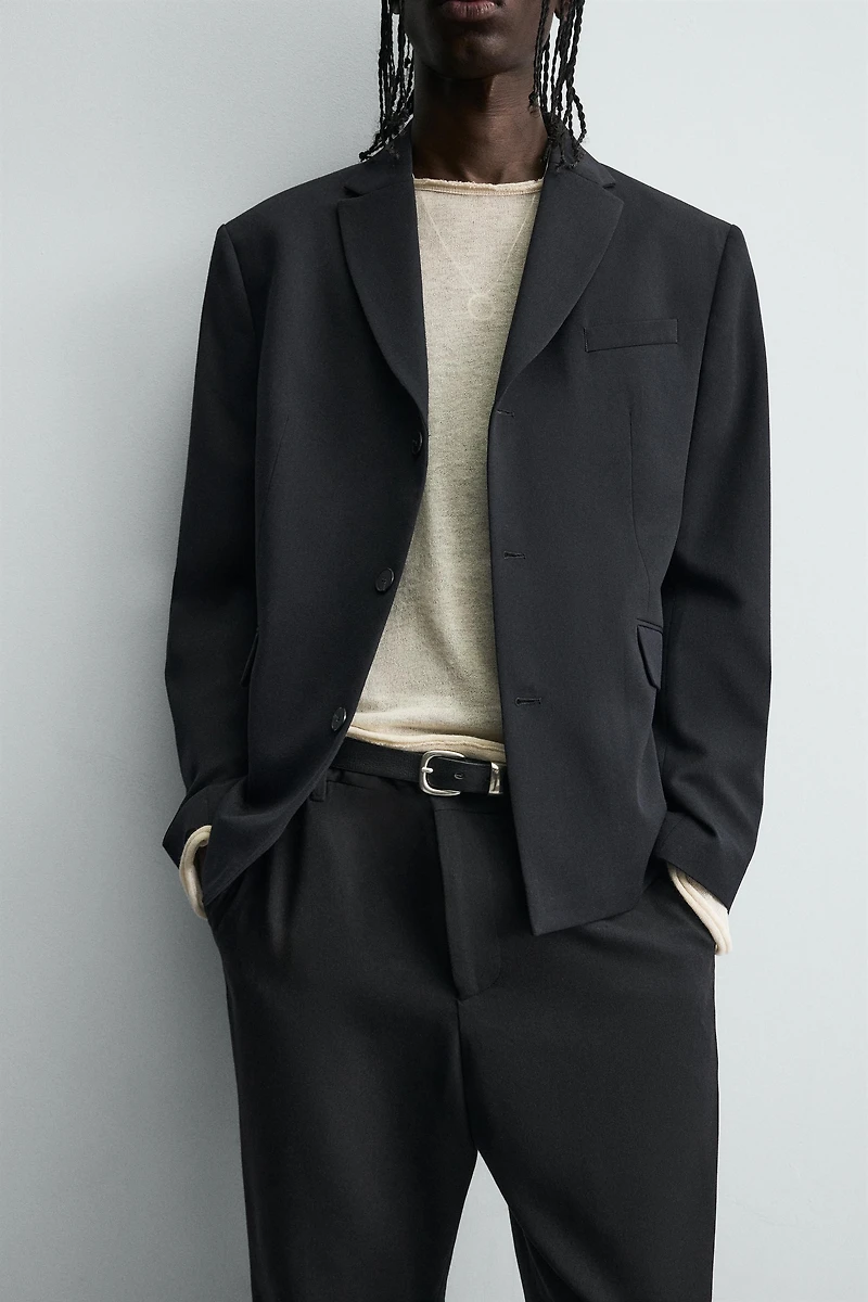 WOOL SUIT BLAZER
