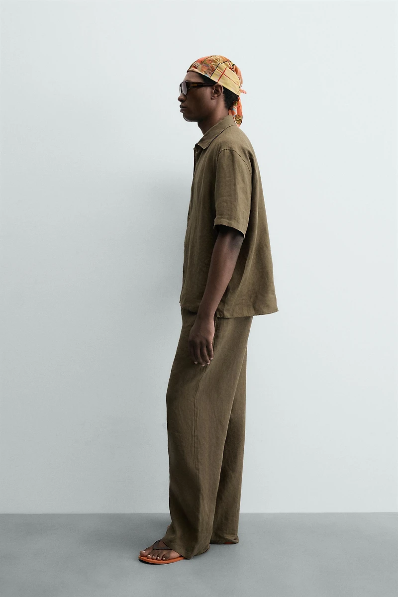 CHEMISE RELAXED FIT 100% LIN