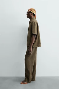 CHEMISE RELAXED FIT 100% LIN