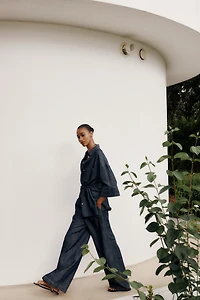 LINEN SAFARI SHIRT