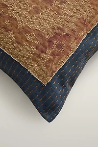 EMBROIDERED THROW PILLOW COVER
