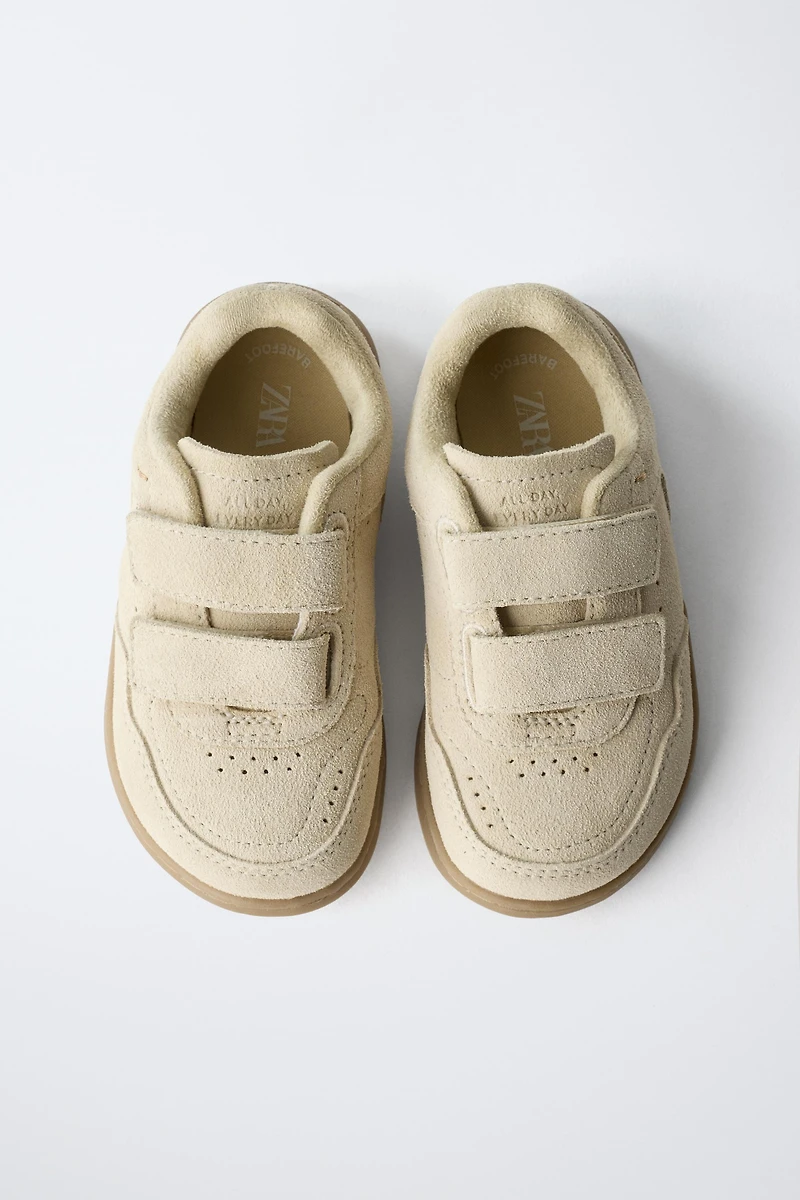 STRAPPY LEATHER BAREFOOT SNEAKERS