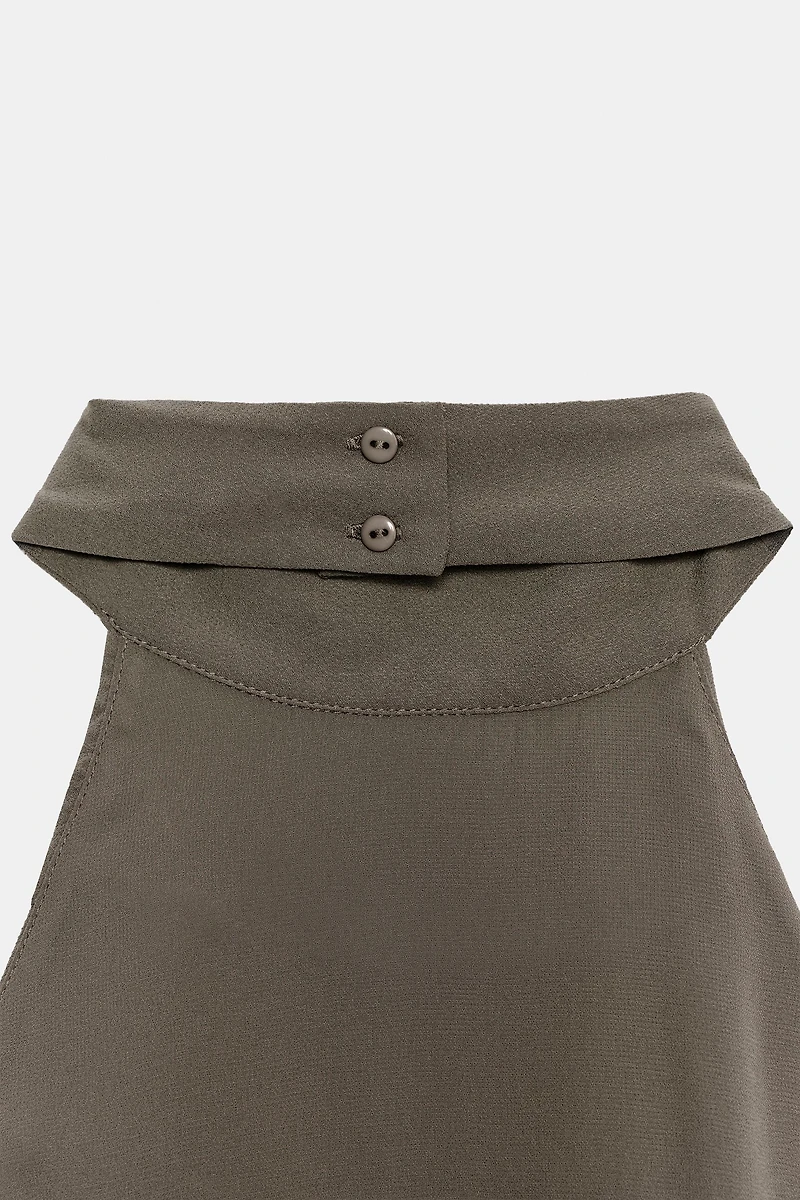 TOP HALTER EN GEORGETTE