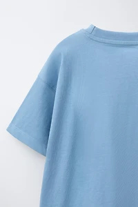 RAISED TEXT T-SHIRT