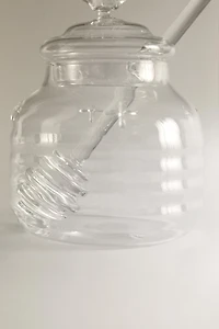 BUMBLEBEE BOROSILICATE GLASS HONEY JAR