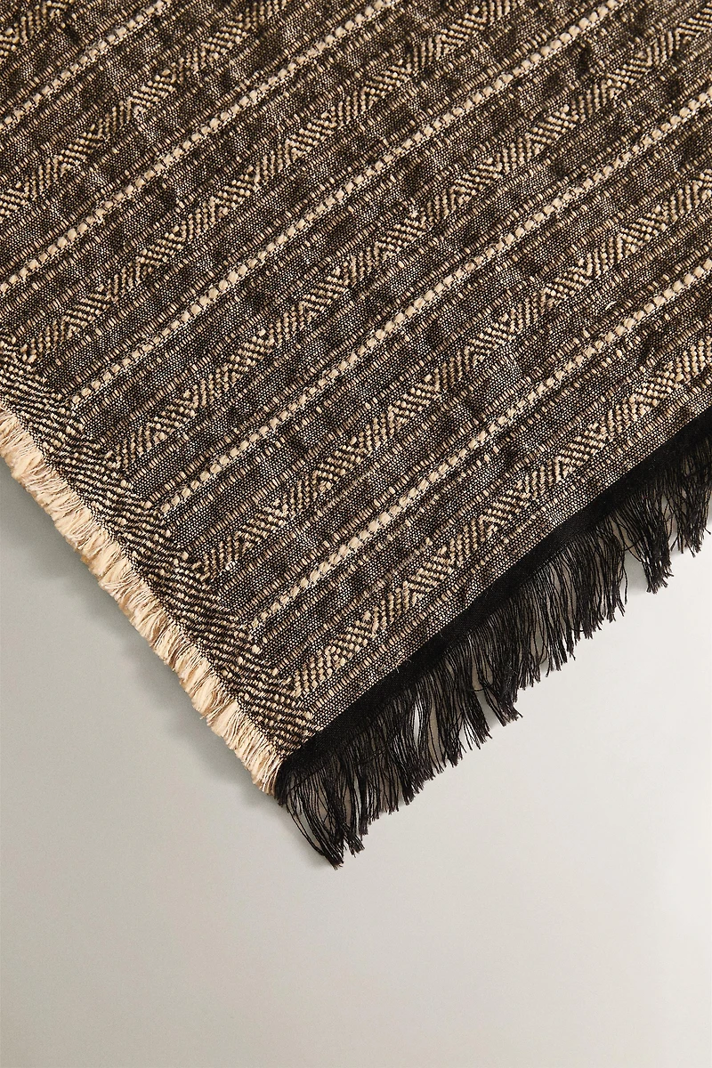 COTTON LINEN BLANKET