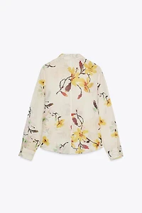 ZW COLLECTION RAMIE FLORAL SHIRT