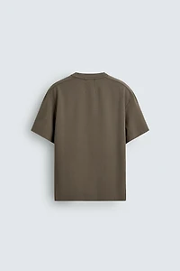 RELAXED FIT SEAMED T-SHIRT