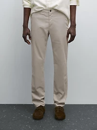 Slim fit trousers