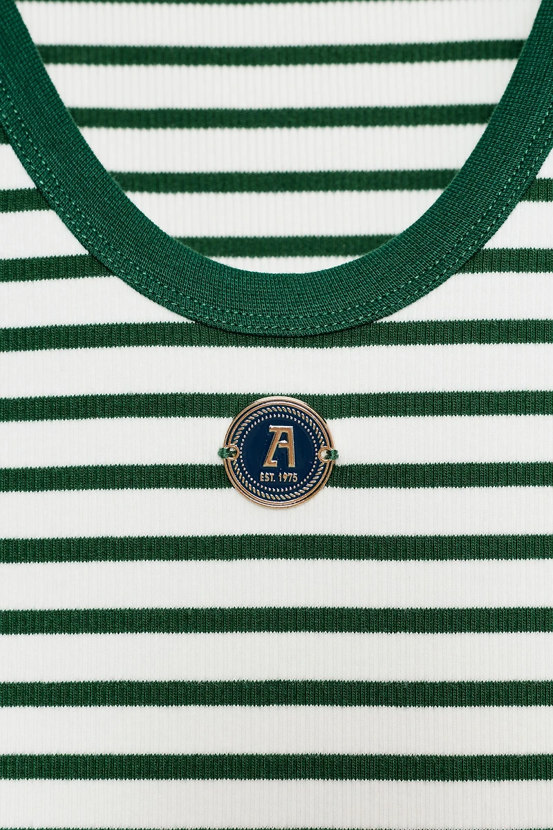 ZA STRIPED TOP