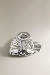 CHRISTMAS HEART PORCELAIN CANDLE STICK