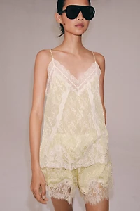 ZW COLLECTION JACQUARD LACE TOP