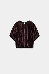 VELVET BALLOON TOP