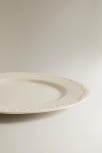 ASSIETTE PLATE FAÏENCE BORD RELIEF