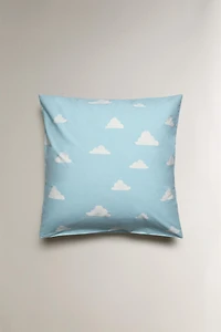 CHILDREN'S CLOUD PRINT PILLOWCASE