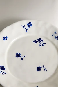 FLORAL PORCELAIN SIDE PLATE