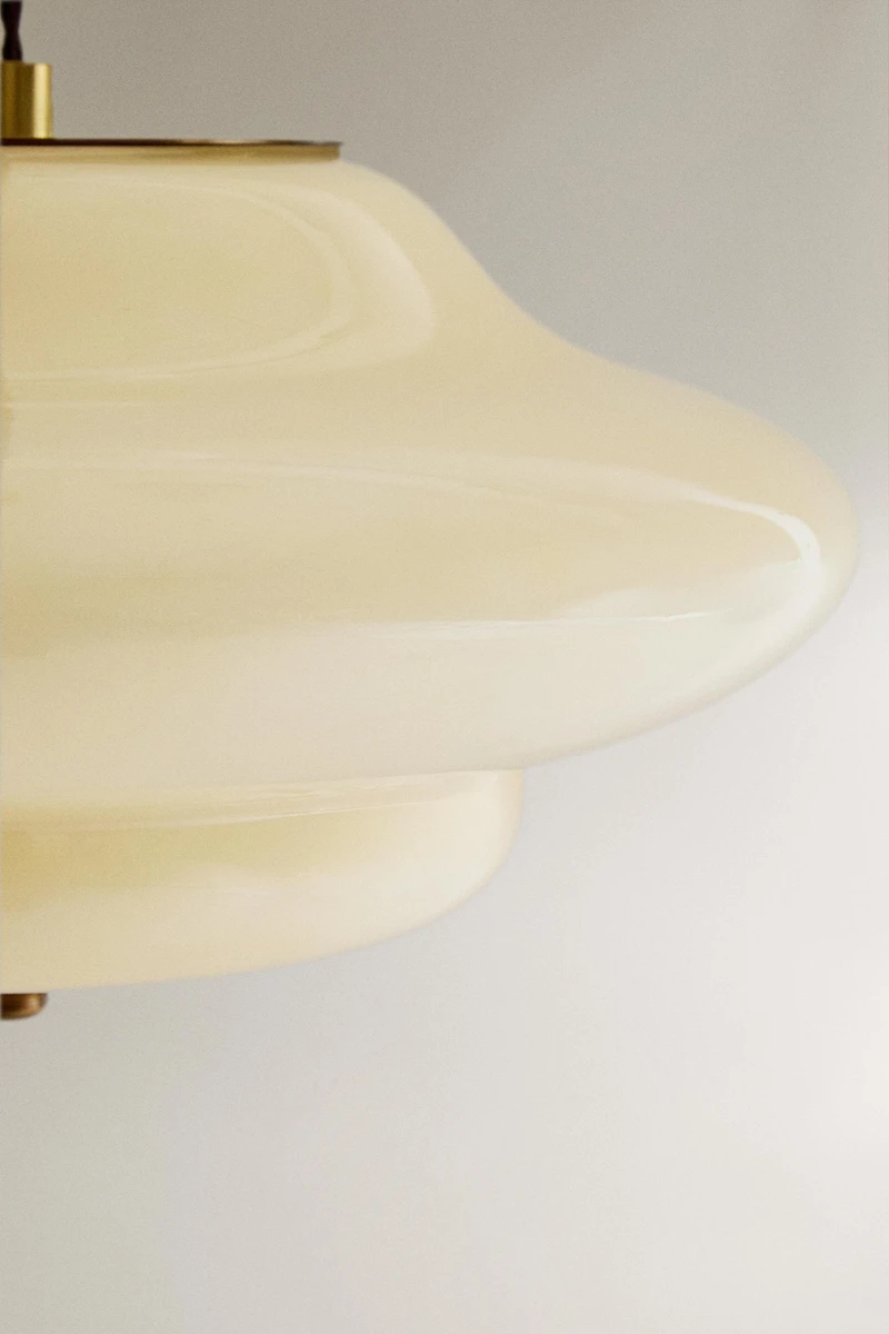 SMALL GLASS CEILING LAMP