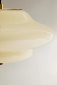 SMALL GLASS CEILING LAMP