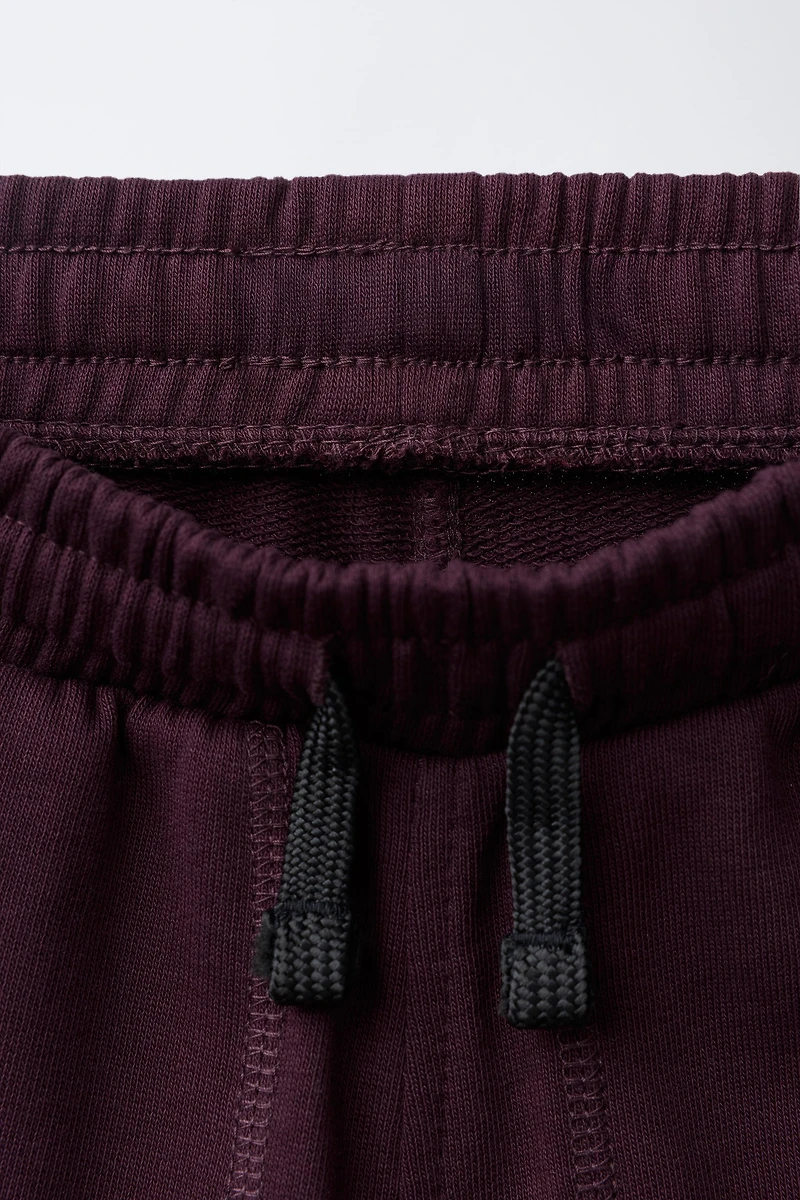 LABEL JOGGING BERMUDA SHORTS